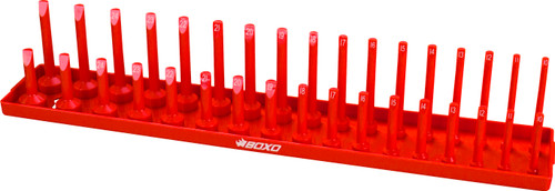 34pc Vertical Socket Tray - Red