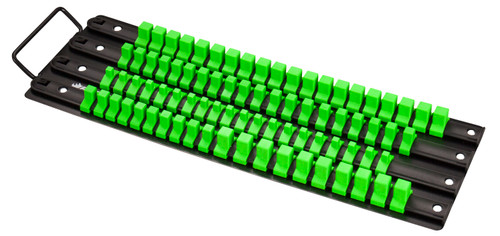 80Pc Black / Green Socket Tray