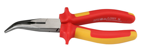 VDE 1000V 45º Long Nose Pliers - 8"