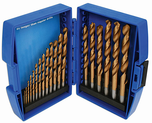 LASER TITANIUM DRILL SET 19PC