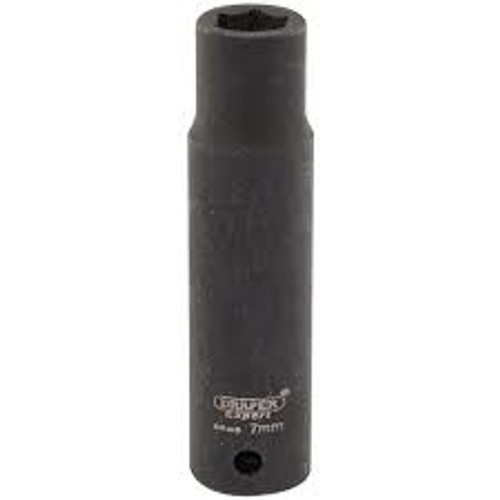 DRAPER 1/4" 7mm DEEP IMPACT SOCKET