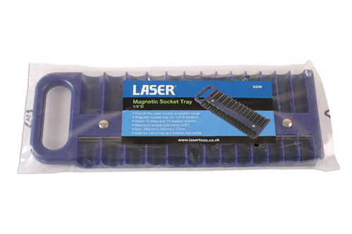 LASER 6209 1/4"Dr  MAGNETIC SOCKET TRAY