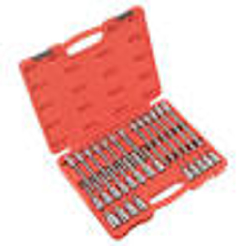 SEALEY AK2196 1/2" HEX SOCKET BIT SET 30PC