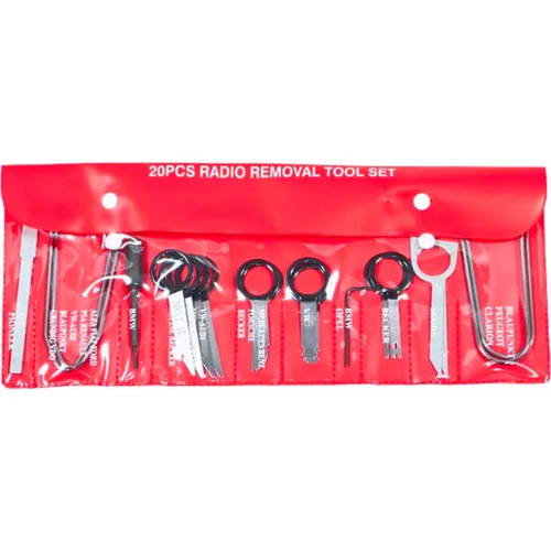 BOXO RADIO REMOVAL TOOL SET 20pc B-VVD002