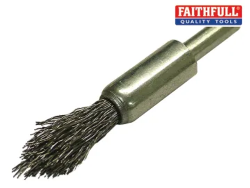 FAITHFULL 12mm POINTED END WIRE BRUSH