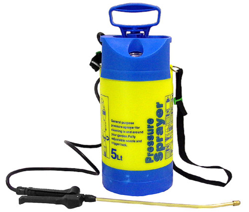 5 litre budget professional pressure sprayer with pressure gauge
