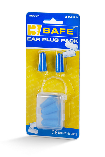 B-SAFE EAR PLUGS 3/PACK