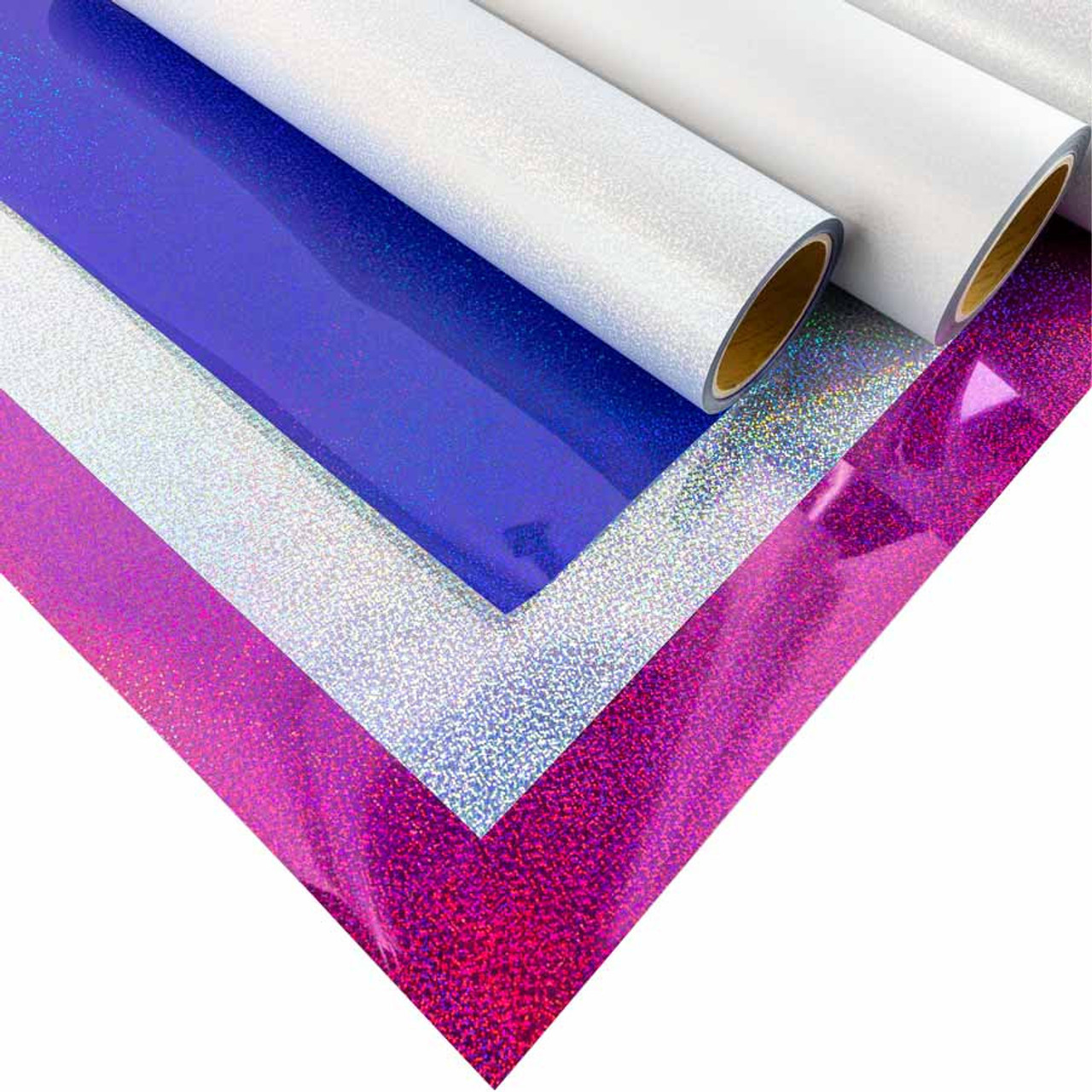 Siser Holographic Heat Transfer Vinyl (HTV) - Black - 20 in x 1 Foot Sheet