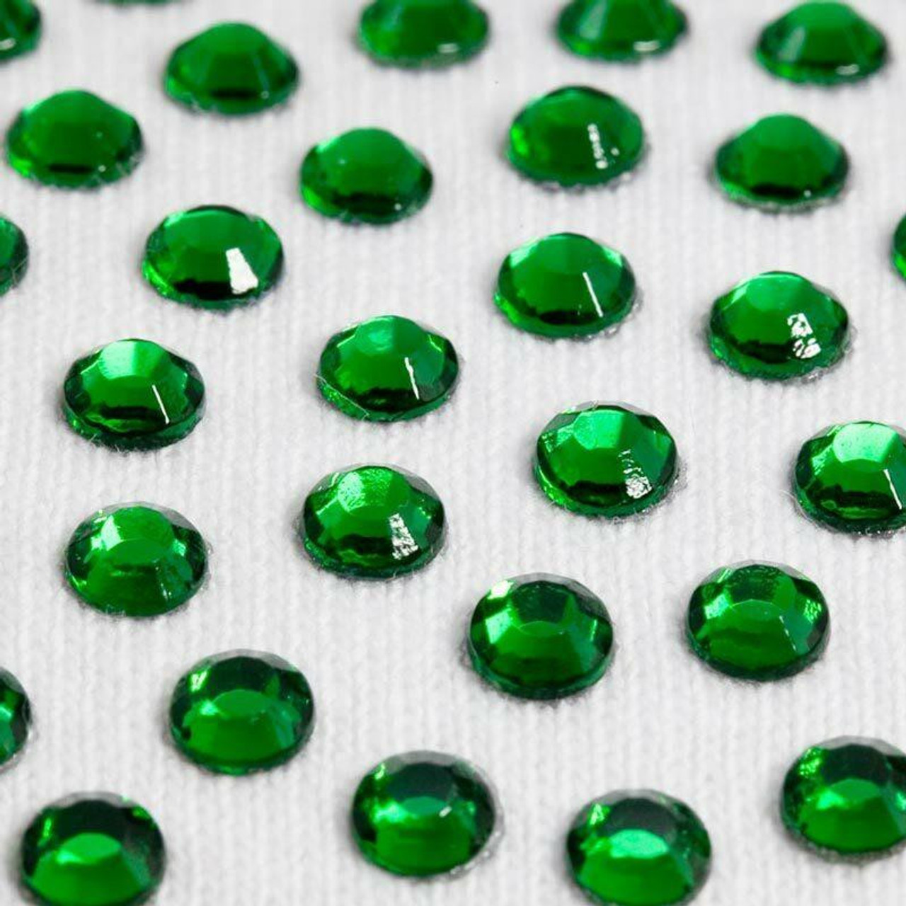 9mm Green Emerald CH18 Bedazzler or Gemagic Rhinestones Size 40 - 50 Pcs