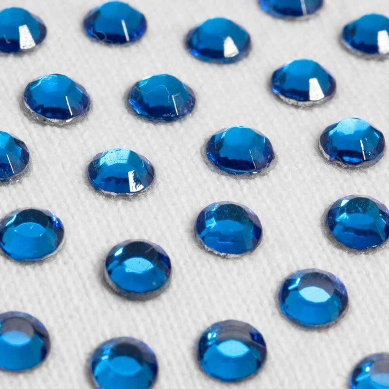 ThreadNanny Czech 3mm/10ss 10gross (1440Pcs)Hotfix Rhinestones Crystals  Navy Blue (Sapphire) Color 