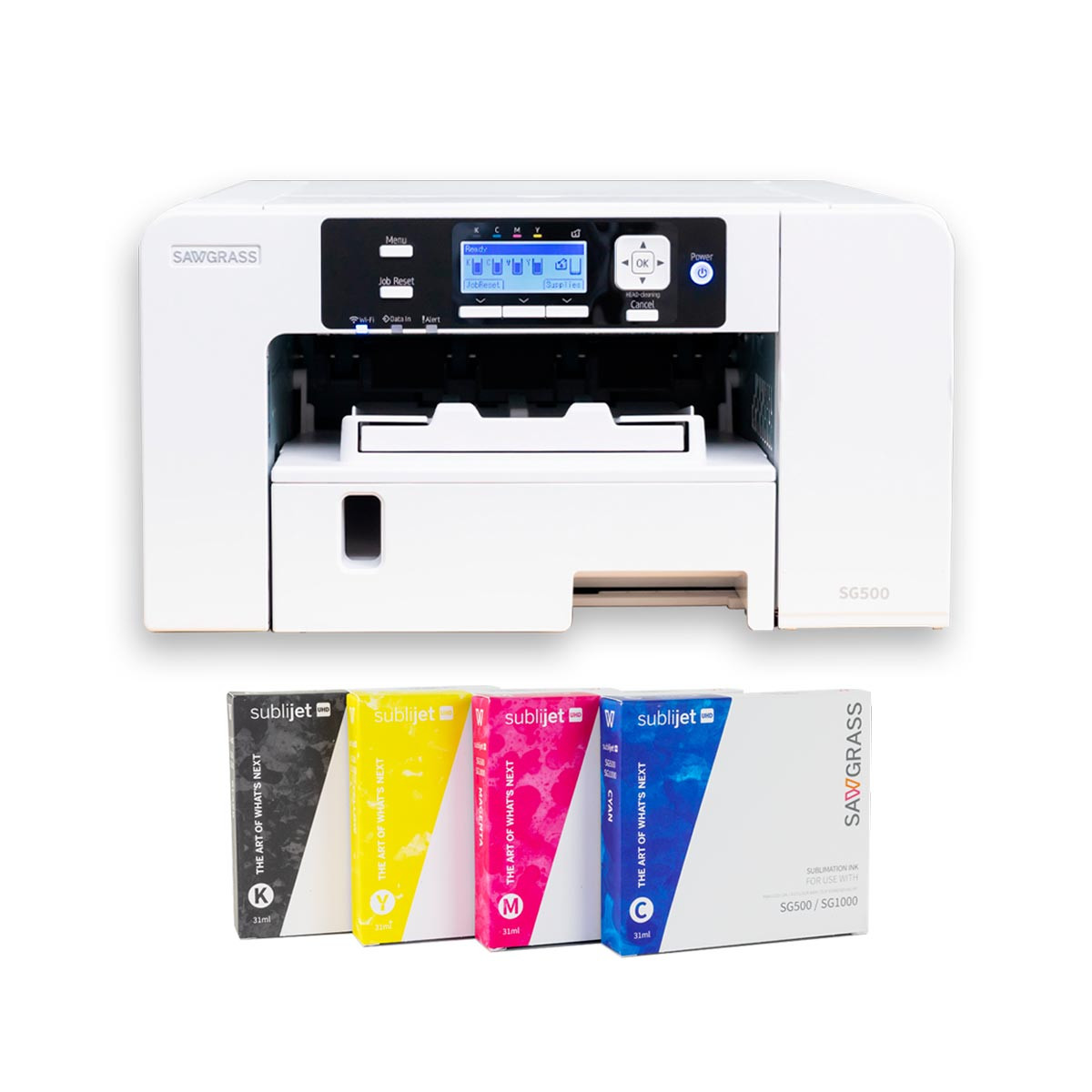 Sawgrass SG500 Sublimation Printer with standard SubliJet UHD Ink