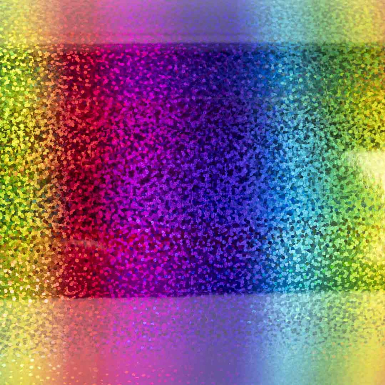 Rainbow Pattern Holographic Glitter Adhesive