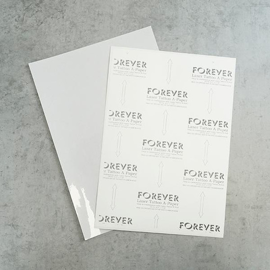 Transfer Paper - Laser Transfer Paper - FOREVER Laser Tattoo Paper -  Specialty Graphics Supply