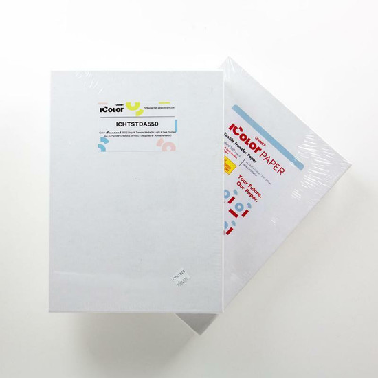 UNINET IColor Standard 550 2-Step Transfer Paper - A4 8.27 x 11.69 - Small Packs