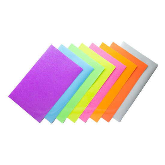 Siser Glitter White and Neon 12 x 20 Sheet
