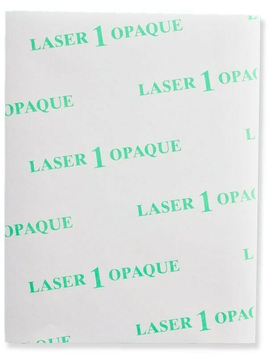 LASER TRANSFER PAPER FOR DARK FABRIC 11"x17" NEENAH "LASER 1 OPAQUE" 100 CT 