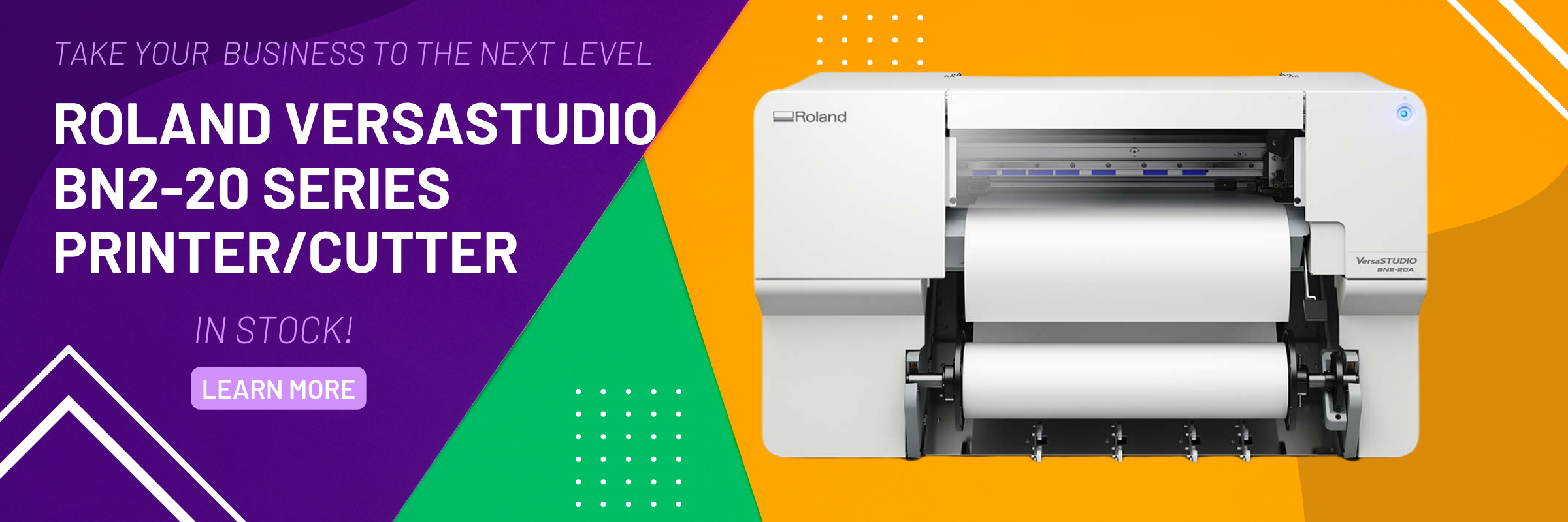 Take your business to the next level with a Roland VersaStudio BN2-20 Series Printer Cutter.