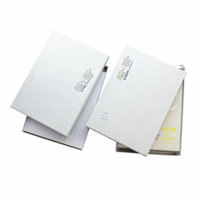 Uninet iColor White Vinyl Sheets w/ Adhesive 8.5 x 11 - 25 Pack