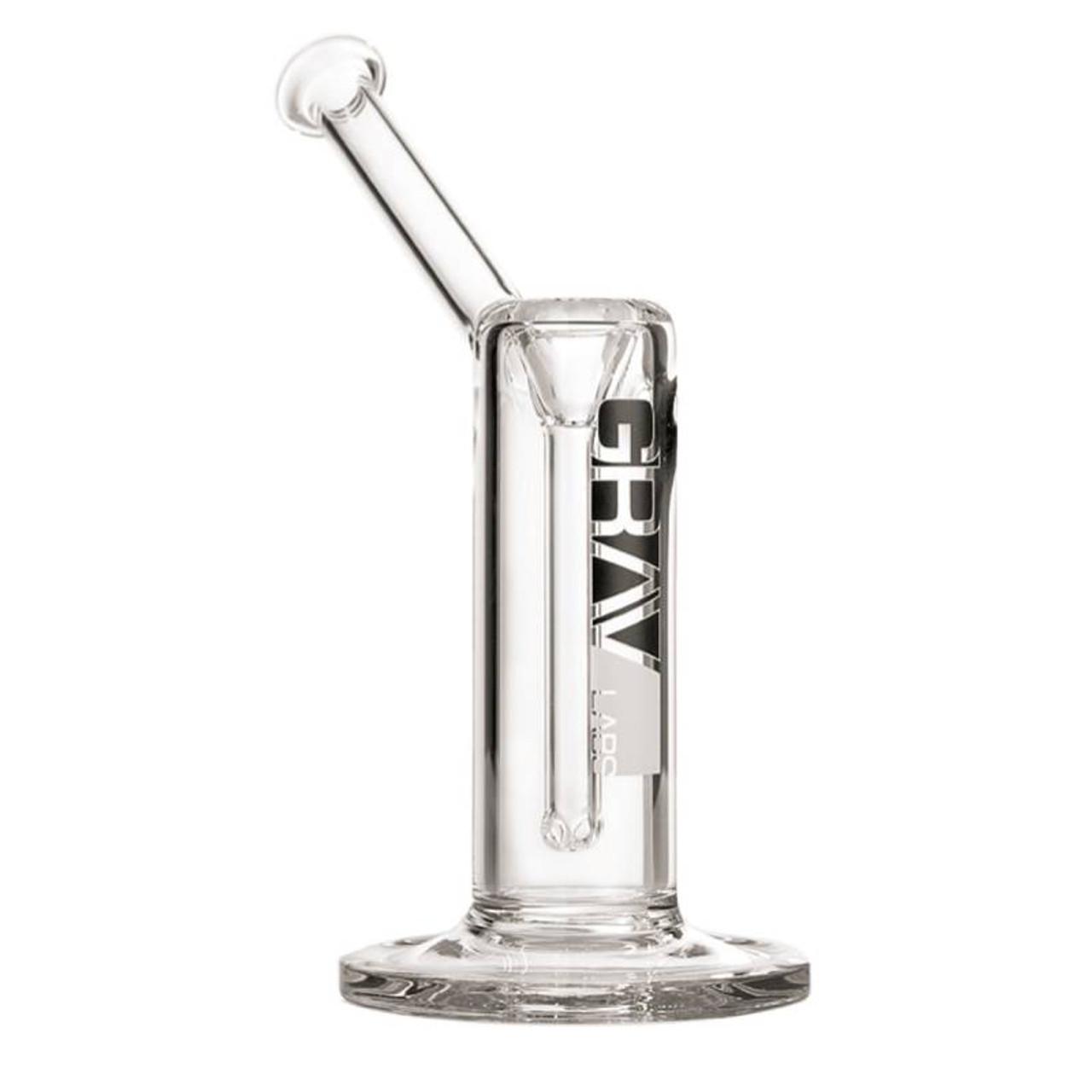 Clear 6in Grav Upright Bubbler