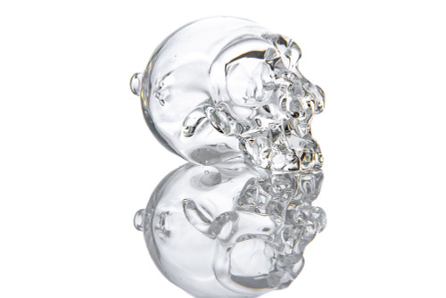 Deviant Glass Skull Bubble Cap