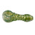Wrap and Rake Silver Fumed Spoons w/ Clear Swirl MG3-P