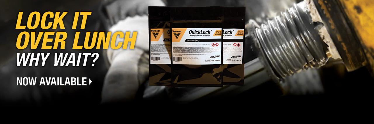 QuickLock two-part epoxy now available with quicker curing time. Shop now.