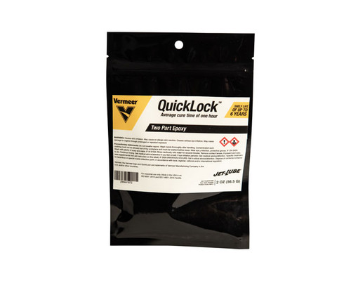 Vermeer QuickLock two-part epoxy helps stabilize the connection between your drive chuck and sub saver.