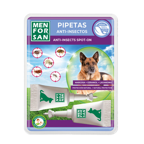 MENFORSAN PIPETA ANTI-INSECTOS PARA PERRO 2 UNIDADES