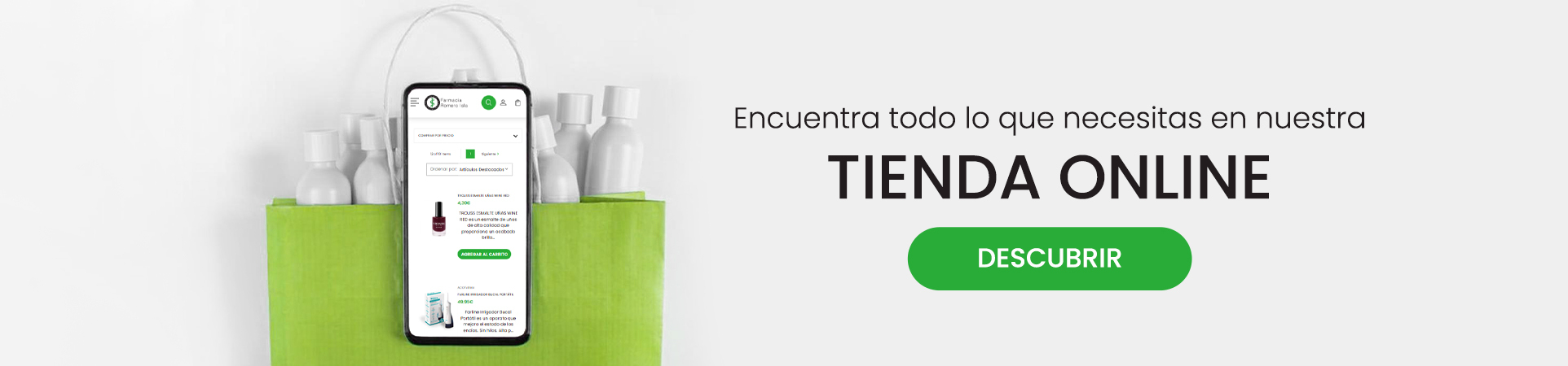 Compra en nuestra tienda online en Farmacia Romero Isla en Cornellà de Llobregat
