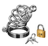 Asylum 4 Ring Locking Chastity Cage (AD147-SM)