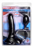 Inflatable Suction Cup Dildo Color : Black (packaged)