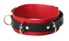 Strict Leather Deluxe Red and Black Locking Collar (TL102)