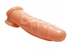 Realistic Flesh Penis Enhancer and Ball Stretcher front angle