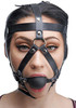 Leather Head Harness with Ball Gag (AE763) 