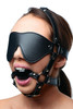 Blindfold Harness and Ball Gag (AE909)