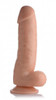 The Forearm 13 Inch Dildo with Suction Base Flesh