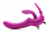 Regal Rider Vibrating Silicone Strapless Strap On Triple G Dildo