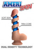 9 Inch Ultra Real Dual Layer Suction Cup Dildo- Dark Skin Tone