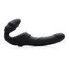 Slim Rider Ribbed Vibrating Silicone Strapless Strap On (AF840)