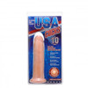 10 Inch Ultra Real Dual Layer Suction Cup Dildo without Balls (packaged)