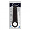 2 Inch Penis Enhancer with Ball Strap - Black  (packaged)