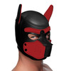 Spike Neoprene Puppy Hood - Red (AG292-Red)