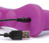 Double Take 10X Double Penetration Vibrating Strap-on Harness - Purple