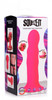 Squeezable Wavy Dildo - Pink (packaged)