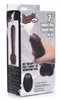 8.5 Inch Vibrating Squirting Dildo with Remote Control - Dark (packaged)