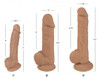 Silexpan Hypoallergenic Silicone Dildo with Balls - 7 Inch