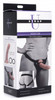 Seducer 7 inch Silicone Dildo with Harness (packaged)