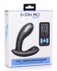 E-Stim Pro Silicone Vibrating Prostate Massager with Remote Control (packaged)