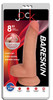 Jock Light Bareskin Dildo with Balls - 8 Inch (packaged)