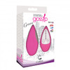 Groove Smooth Silicone Remote Vibe- Pink (packaged)